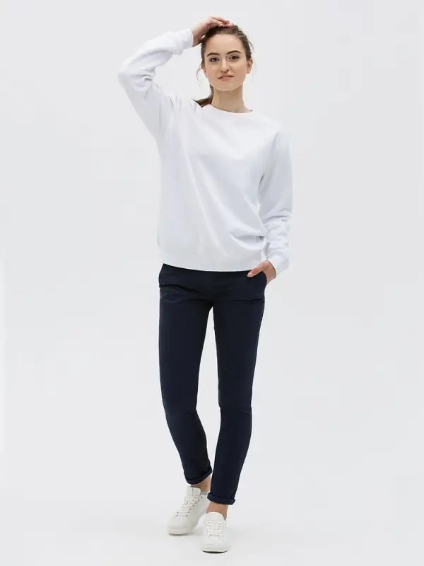 Толстовка унисекс Sully белая, размер XS