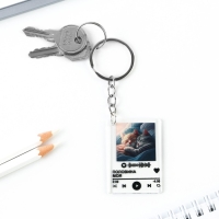 Брелок для ключей акриловый плеер &laquo;Половина моя&raquo;, 3,5 х 10 см