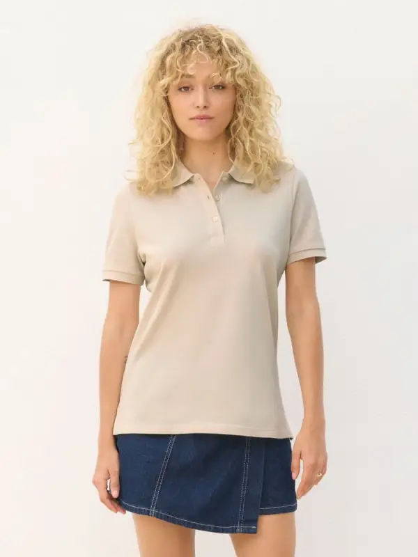 Рубашка поло женская Pacific Women, красная (бургунди), размер XS