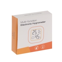 Термометр электронный LTR-08, датчик температуры, датчик влажности, белый Термометр электронный LTR-08, датчик температуры, датчик влажности, белый