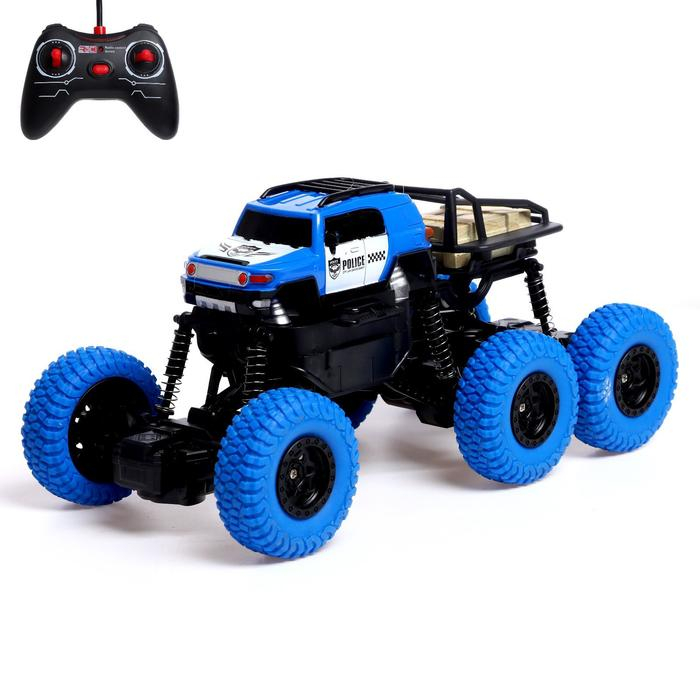 Джип радиоуправляемый &laquo;Полиция&raquo;, работает от аккумулятора