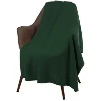 Плед Sheerness, темно-зеленый Плед Sheerness, темно-зеленый