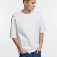 Футболка оверсайз унисекс Base Space, белая, размер XS/S Футболка оверсайз унисекс Base Space, белая, размер XS/S