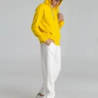 Толстовка на молнии с капюшоном Unit Siverga желтая, размер 3XL