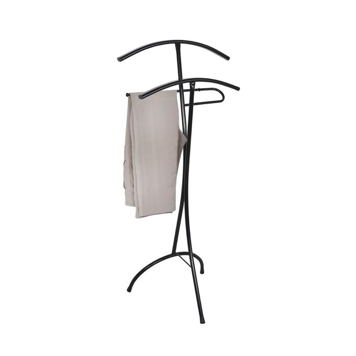 Вешалка костюмная &laquo;Слуга&raquo;, 47&times;36&times;106 см, цвет чёрный