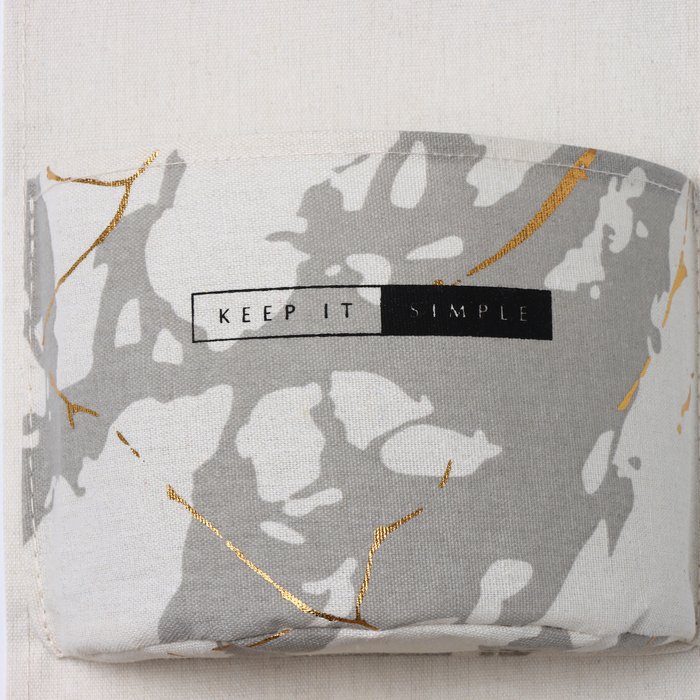 Органайзер подвесной с карманами Доляна «Мрамор», 3 отделения, 20×58 см, цвет бежевый Органайзер подвесной с карманами Доляна «Мрамор», 3 отделения, 20×58 см, цвет бежевый