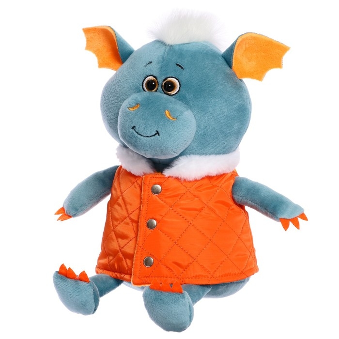 Мягкая игрушка &laquo;Дракончик Эль в жилетке&raquo;, 25 см