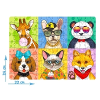 Пазл &laquo;Крутые животные&raquo;, 160 элементов