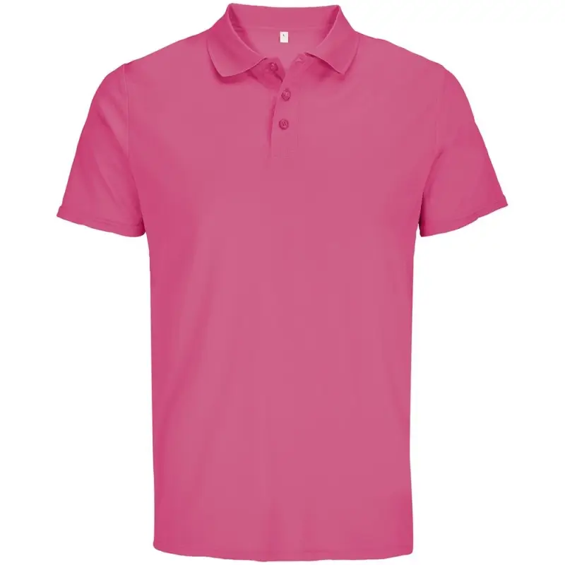 Рубашка поло унисекс Pitcher, розовая (ribbon pink), размер XXL