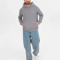 Худи оверсайз унисекс Outshine, серое, размер M/L