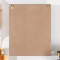 Крючки декоративные дерево "Шахматная доска" бело-золотая 20х3х25 см Крючки декоративные дерево "Шахматная доска" бело-золотая 20х3х25 см