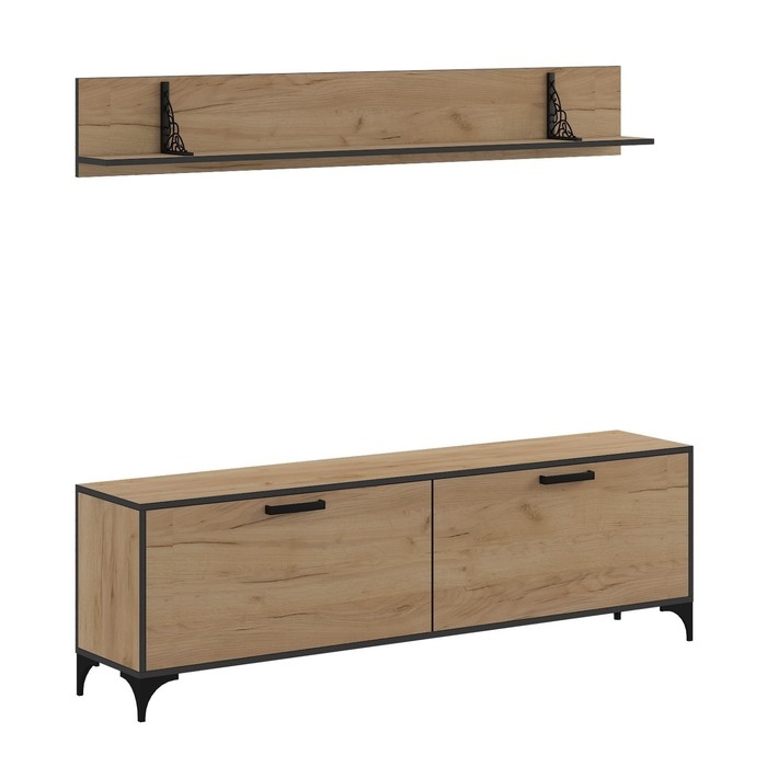 Гостиная Oskar Loft, 1600х343х510, Дуб золотой Гостиная Oskar Loft, 1600х343х510, Дуб золотой