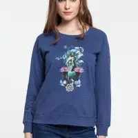 Толстовка Beauty Sleep, синий меланж, размер S