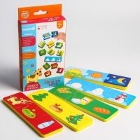 Мягкий пазл для малышей &laquo;Веселая логика&raquo;, 5 пазлов, виды МИКС, Крошка Я