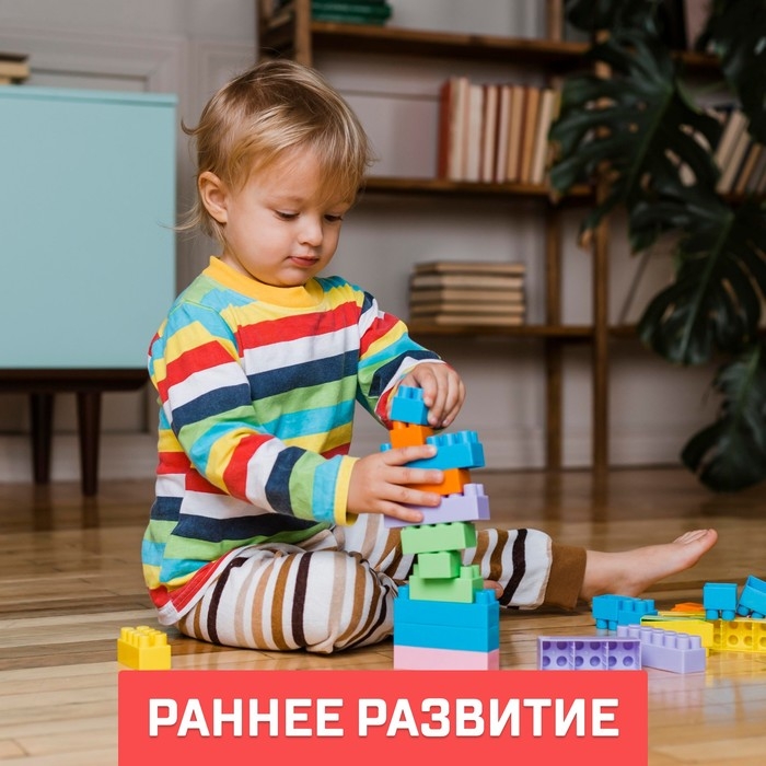 Конструктор №13 &laquo;Семицветик&raquo;, 42 детали