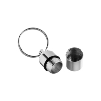 Адресник - капсула под записку, 2,2 х 1,3 см, серебристый Адресник - капсула под записку, 2,2 х 1,3 см, серебристый