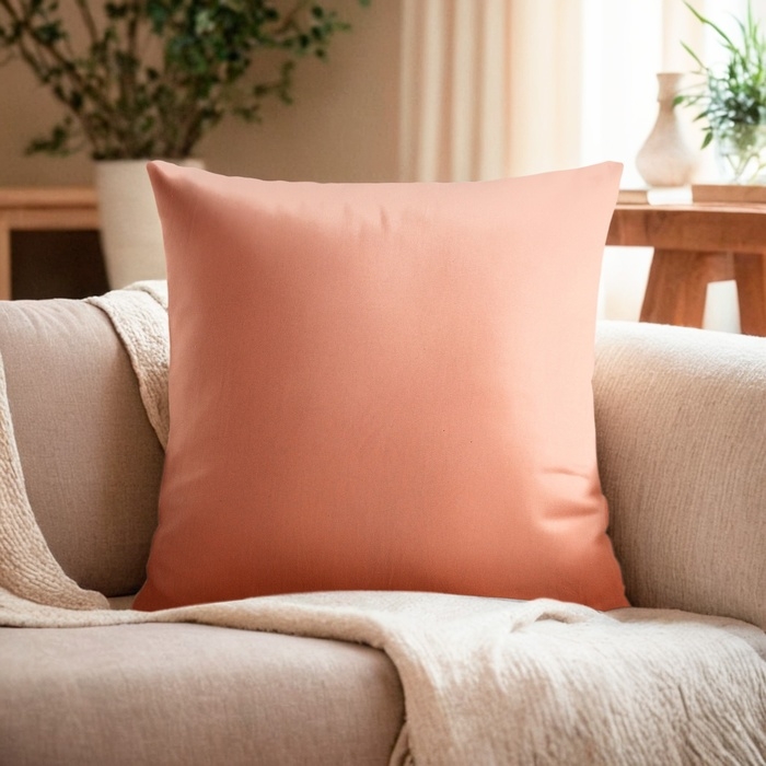 Наволочка декоративная Экономь и Я цвет бежевый, 40 х 40 см, полиэстер Наволочка декоративная Экономь и Я цвет бежевый, 40 х 40 см, полиэстер