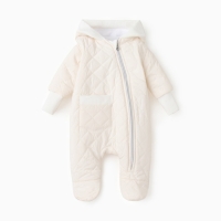 Комбинезон демисезонный Крошка Я, р.62-68, молочный Комбинезон демисезонный Крошка Я, р.62-68, молочный