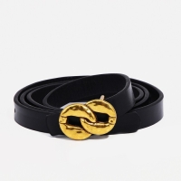 Ремень женский, ширина 1.4 см, пряжка металл, цвет чёрный Ремень женский, ширина 1.4 см, пряжка металл, цвет чёрный