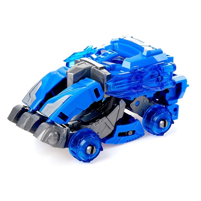 Робот &laquo;Часы&raquo;, трансформируется в робота и машинку, цвет синий