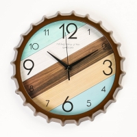 Часы настенные, серия: Интерьер, дискретный ход, d-33.5 см, АА Часы настенные, серия: Интерьер, дискретный ход, d-33.5 см, АА