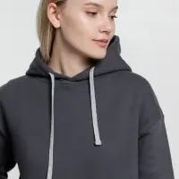 Толстовка с капюшоном Kirenga Heavy, темно-серая (графит), размер XS