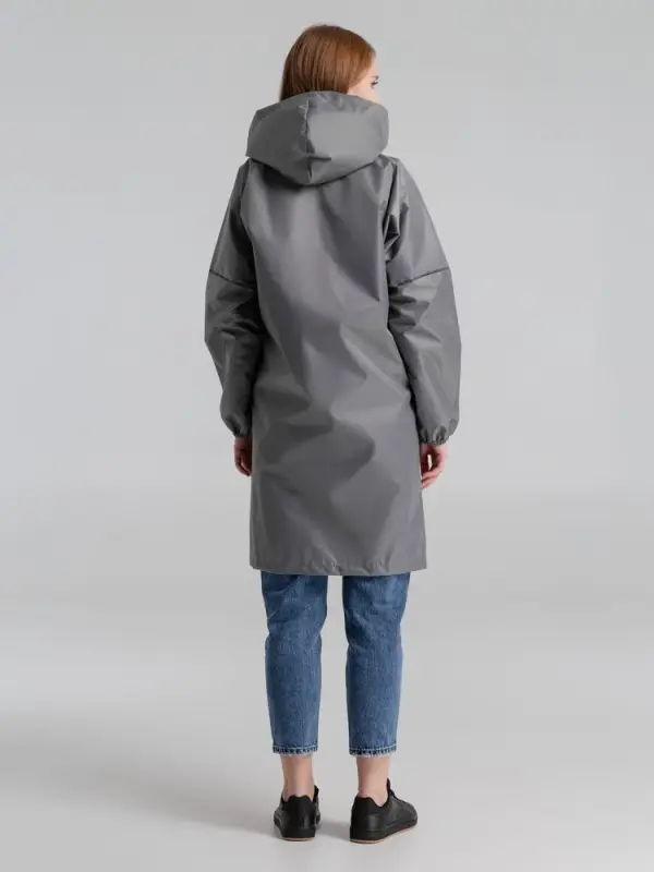 Дождевик со светоотражающими элементами Rainman Blink, серый, размер L Дождевик со светоотражающими элементами Rainman Blink, серый, размер L