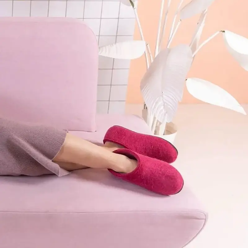 Домашние валенки Cant, розовые (вереск), размер 35