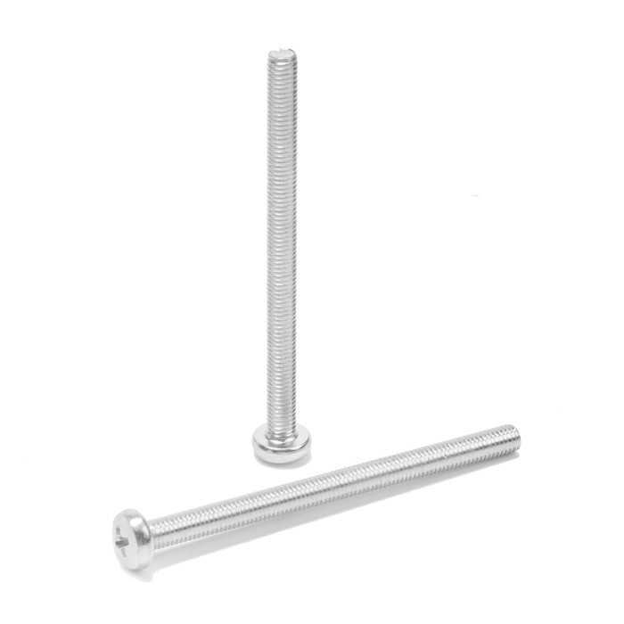 Винт ЛОМ, оцинкованный, DIN 7985, класс прочности 4.8, М5х70 мм, 300 шт