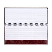 Планинг датированный 2025 года, Attomex. Arkona, 64 листа, твердая обложка бумвинил с поролоном, блок 70 г/м2, коричневый, 294 х 142мм Планинг датированный 2025 года, Attomex. Arkona, 64 листа, твердая обложка бумвинил с поролоном, блок 70 г/м2, коричневый, 294 х 142мм