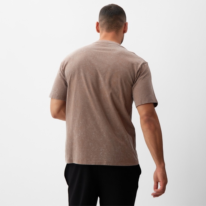 Футболка мужская MINAKU, цв.коричневый, р-р 42-44