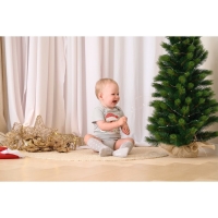 Боди детское Крошка Я &laquo;Мой первый НГ&raquo;, рост 74-80 см, цвет серый