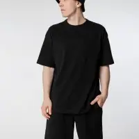 Футболка оверсайз мужская Boxy Men, черная, размер M