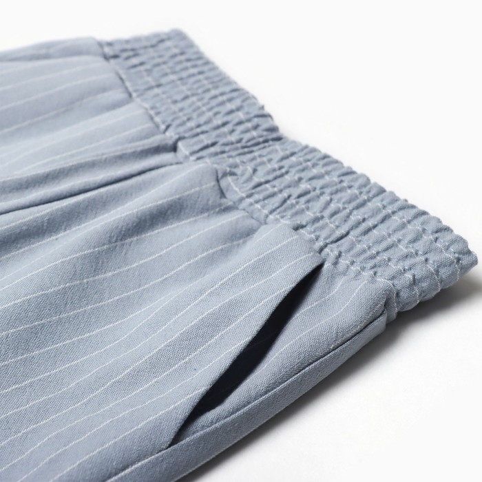 Брюки для девочки KAFTAN "Полоска", размер 30 (98-104 см), голубой