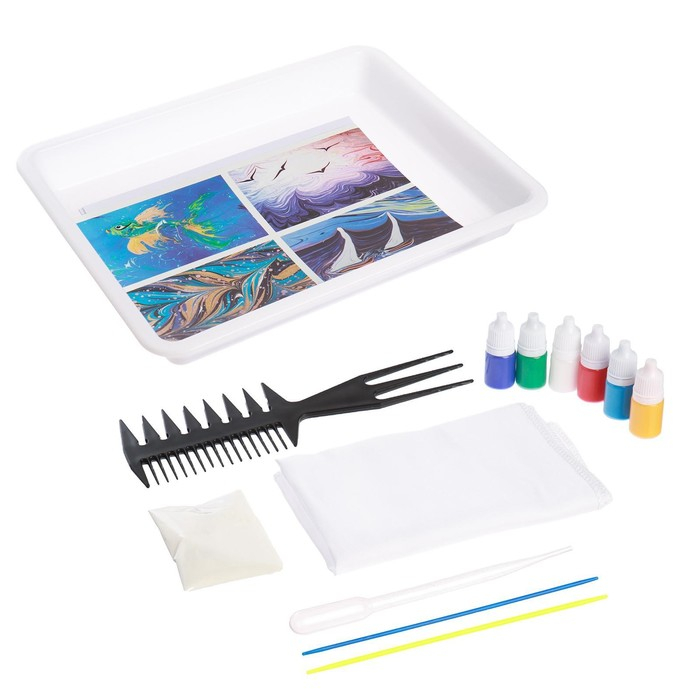 Набор для творчества. Рисование на воде: эбру «Морские мотивы» Набор для творчества. Рисование на воде: эбру «Морские мотивы»