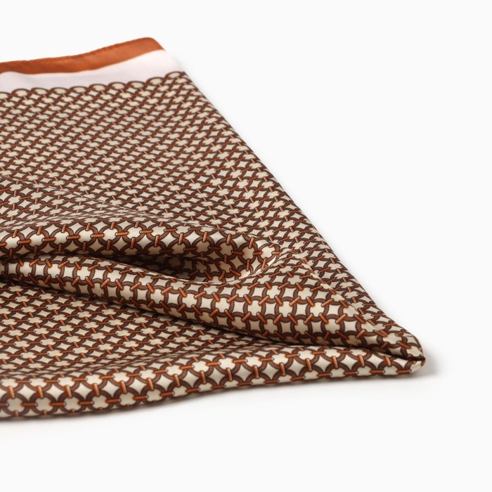 Платок женский MINAKU р-р 70*70 см, цв. коричневый Платок женский MINAKU р-р 70*70 см, цв. коричневый