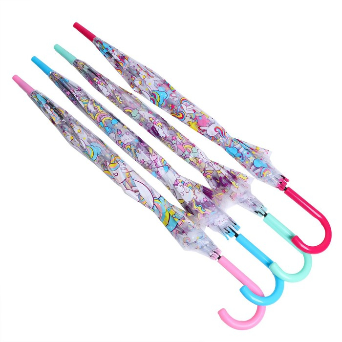 Зонт детский &laquo;Рожденный быть единорогом&raquo; цвета МИКС