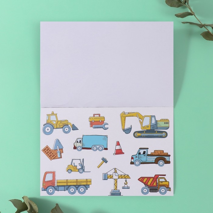 Наклейки в книжке "Техника" + 3 фона 20,7х14,2 см