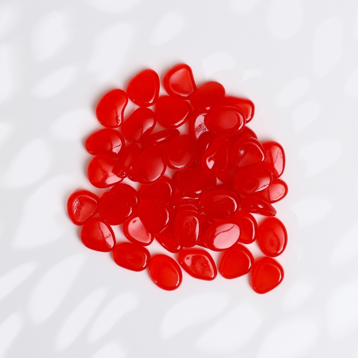 Светящийся декор Светящийся декор "Галька" коралловая, 100гр / фракция 2-3см