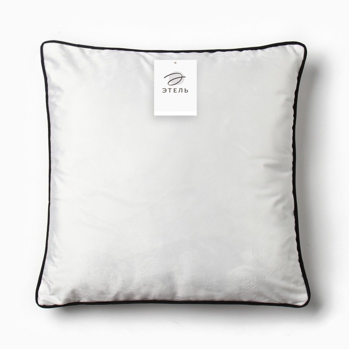 Наволочка декоративная Этель «Кант», 45х45, цвет белый, велюр (100% пэ) Наволочка декоративная Этель «Кант», 45х45, цвет белый, велюр (100% пэ)