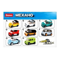 Конструктор Механо &laquo;Тачка&raquo;, инерция, 56 деталей