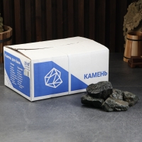 Камень для бани "Змеевик" колотый 20 кг, фракция 70-120 мм