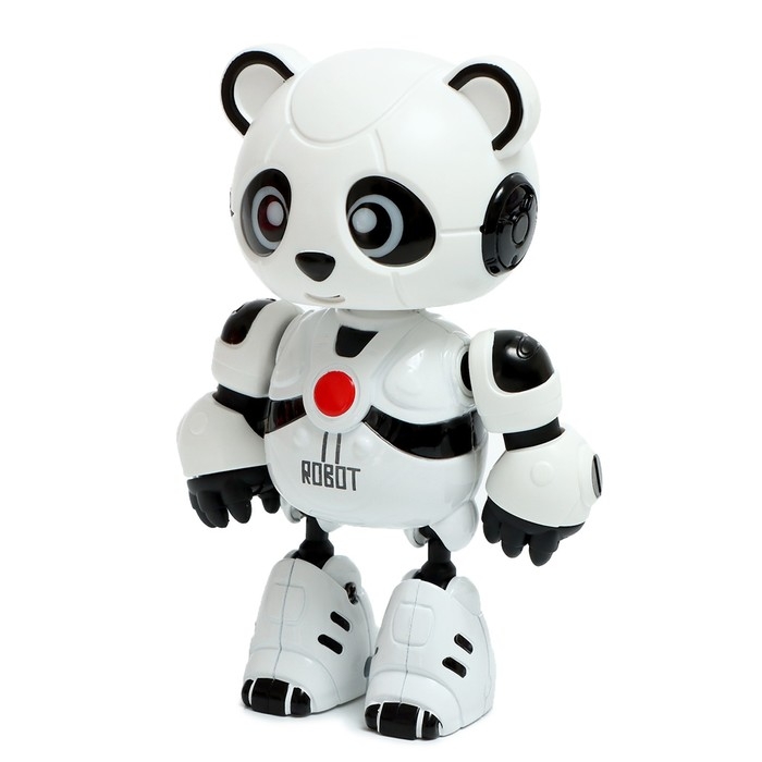 Робот &laquo;Пэнди&raquo;, запись голоса, реагирует на прикосновение, световые и звуковые эффекты, металлический