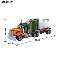 Конструктор &laquo;Робот-грузовик&raquo;, 2 в 1, 607 деталей