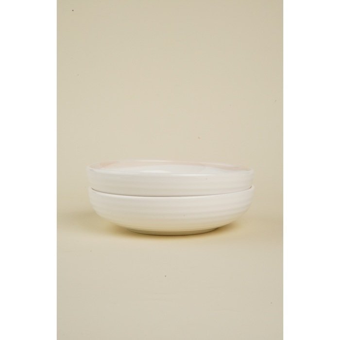 Набор тарелок фарфоровых глубоких SL Home &laquo;Гато&raquo;, 750 мл, d=18,5 см, цвет белый