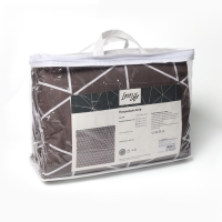 Покрывало LoveLife евро Grid 200*210&plusmn;5см, новосатин, 100%п/э