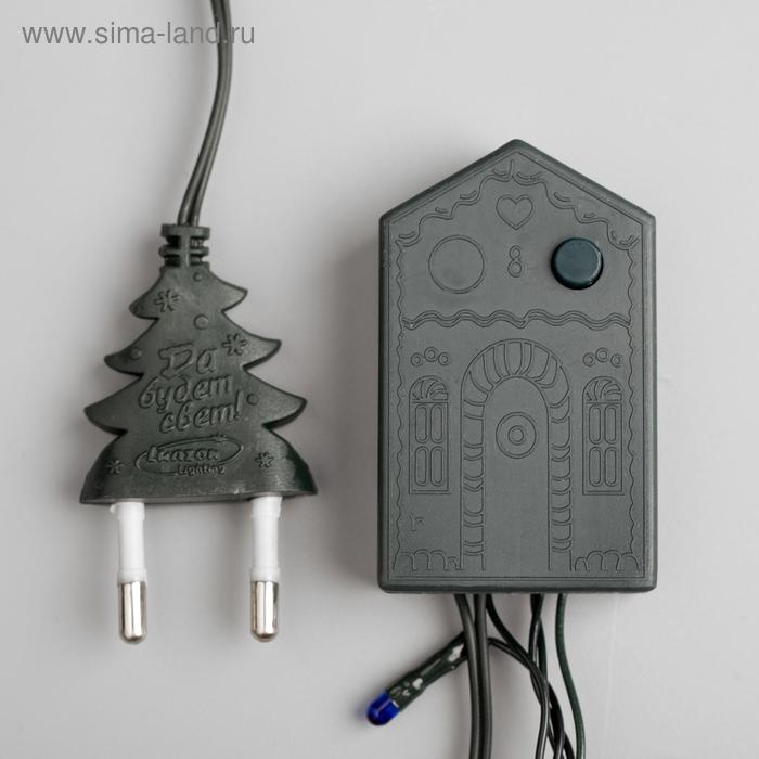 Гирлянда «Нить» 9 м, IP20, тёмная нить, 240 ламп, свечение мульти, 8 режимов, 220 В Гирлянда «Нить» 9 м, IP20, тёмная нить, 240 ламп, свечение мульти, 8 режимов, 220 В