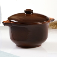 Бульонница с крышкой "Псковская" 0,5л / 11,5х13см, былина Бульонница с крышкой "Псковская" 0,5л / 11,5х13см, былина