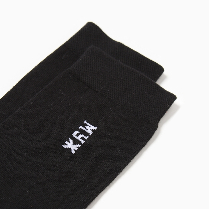 Носки мужские Муж, цвет черный, размер 25-27