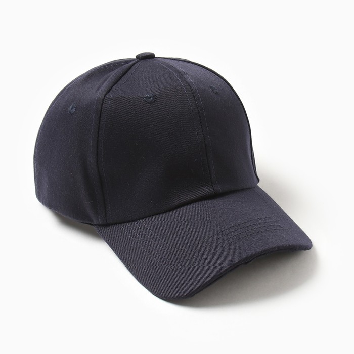 Кепка однотонная MINAKU, цв. тёмно-синий, р-р 52-54 Кепка однотонная MINAKU, цв. тёмно-синий, р-р 52-54